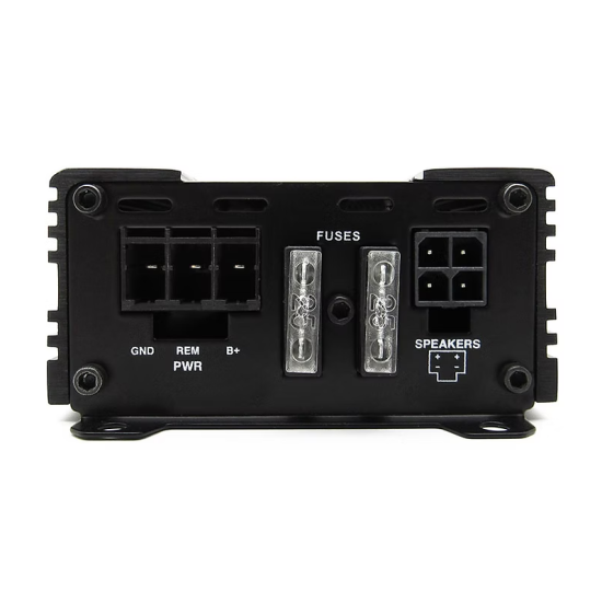 ZAPCO ST-501D SQ MINI Monofoniczny wzmacniacz klasy D w kompaktowej obudowie 1Ω: 1 x 530 watów RMS